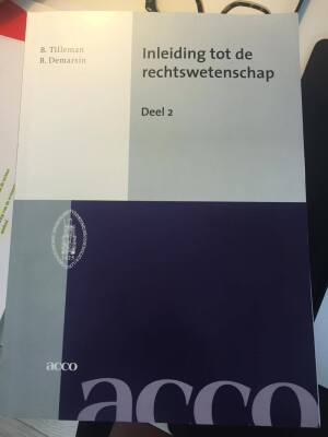 Inleiding tot de rechtswetenschap deel 1