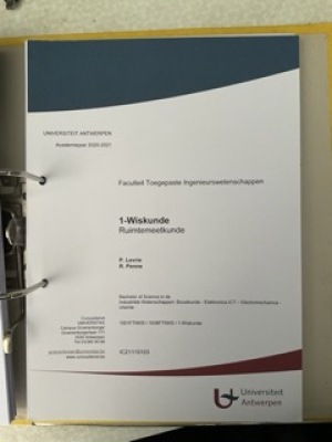 1-Wiskunde: Ruimtemeetkunde
