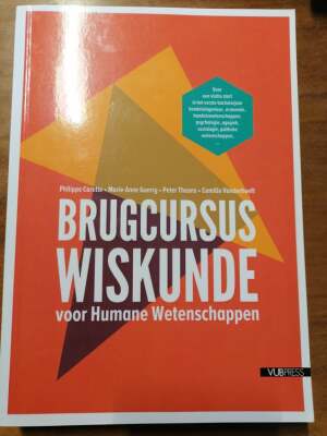 BRUGCURSUS WISKUNDE voor humane wetenschappen