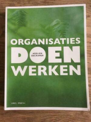ORGANISATIES DOEN WERKEN