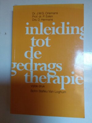 Inleiding tot de gedragstherapie