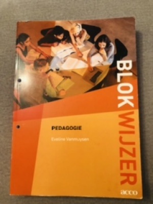 Pedagogie, blokwijzer