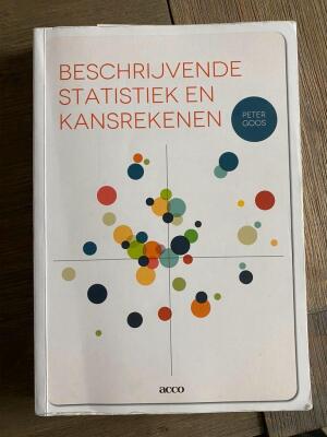 Beschrijvende statistiek en kansrekenen + Formularium. +...