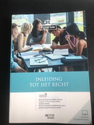 Inleiding tot het recht