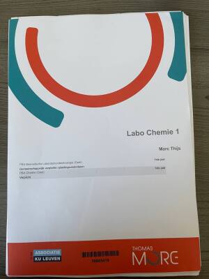Labo chemie 1