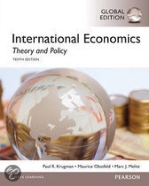 International Economics. Theory and policy (Tenth edition, 2015)