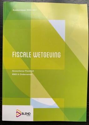 Fiscale wetgeving
