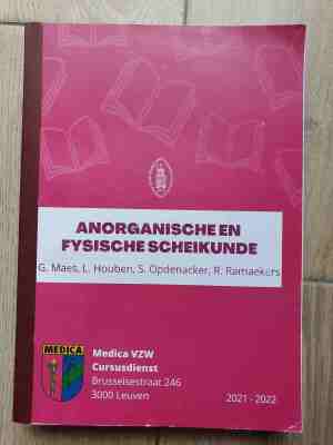 Anorganische en fysische scheikunde