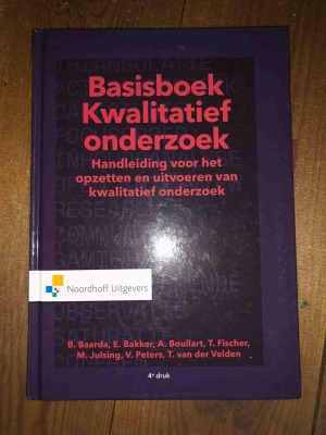 Basisboek kwalitatief onderzoek