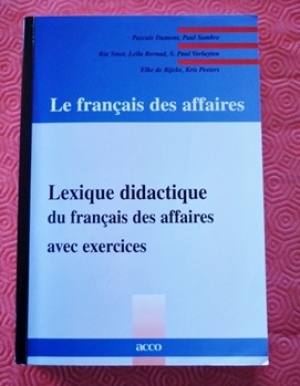 Le français des affaires: Lexique didactique