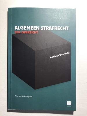 Algemeen strafrecht een overzicht