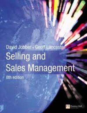 NIET GEBRUIKT Selling and Sales Management