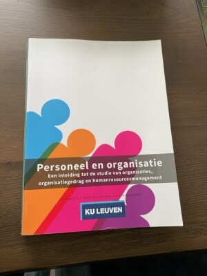 Personeel en organisatie