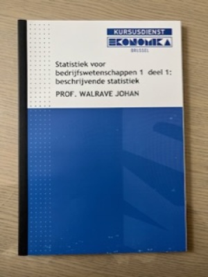 Statistiek voor bedrijfswetenschappen 1 deel 1: beschrijvende statistiek