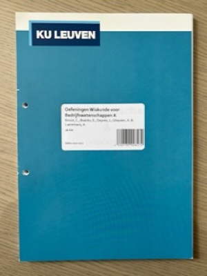Oefeningen wiskunde voor bedrijfswetenschappen A
