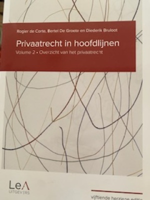 Privaatrecht in hoodlijnen Volume 2