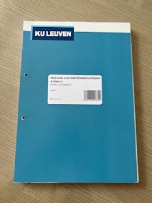 Wiskunde voor bedrijfswetenschappen A (deel 1)