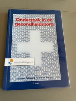 Onderzoek in de gezondheidszorg 3e druk