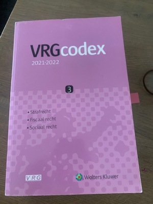VRGcodex 2021-2022 3 delen