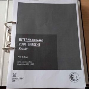 Reader internationaal publiekrecht