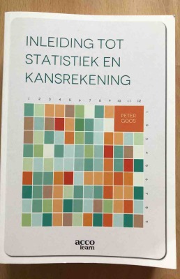 Inleiding tot statistiek en kansrekening