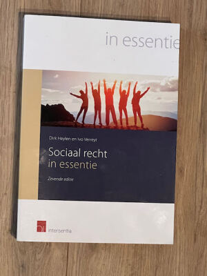 Sociaal recht in essentie - Zevende editie