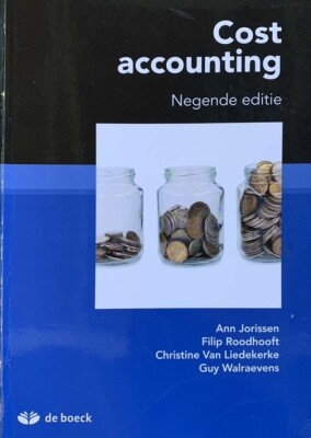 Cost Accounting 9e editie (2020)