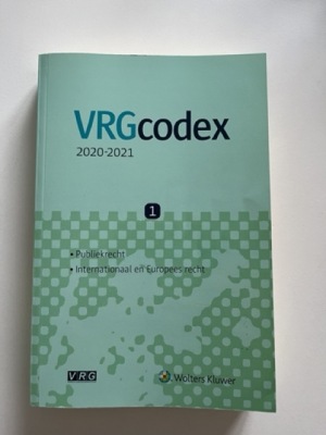 VRG Codex 2020-2021: DEEL 1,2,3