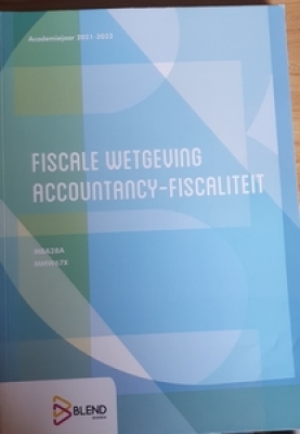 Fiscale Wetgeving Accountancy-Fiscaliteit