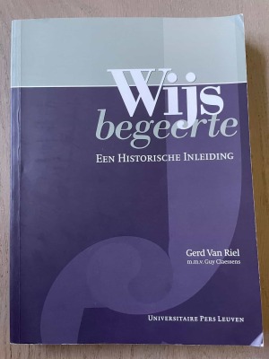 Wijsbegeerte: een Historische Inleiding