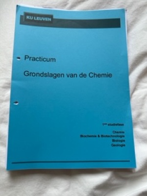 Practicum Grondslagen van de Chemie