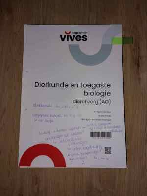 dierkunde en toegepaste biologie
