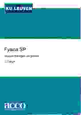 Fysica SP Module trillingen en golven