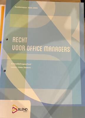 Recht voor office managers