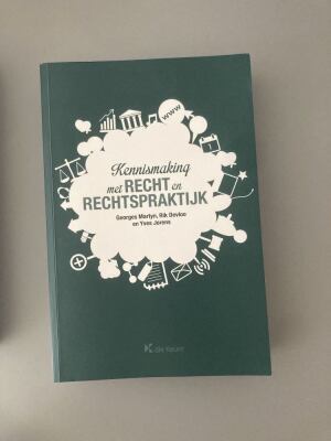 Kennismaking met Recht en Rechtspraktijk