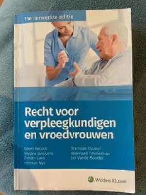 Recht voor verpleegkundigen en vroedvrouwen