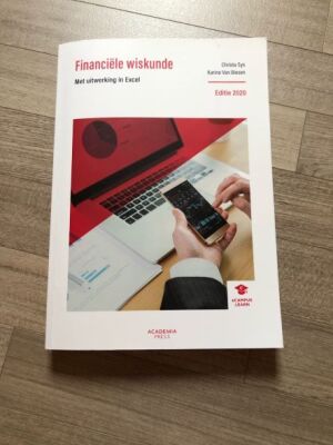 Financiële wiskunde met uitwerking in excel
