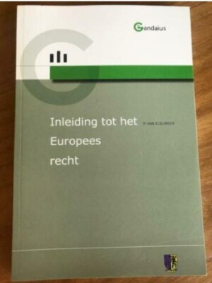 inleiding tot het europees recht