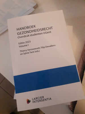 Handboek Gezondheidsrecht (overdruk studenten UGent)
