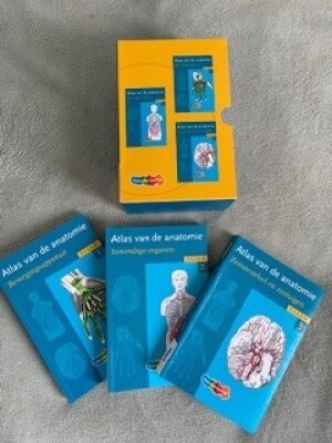 Atlas van de anatomie 3 delen in casette