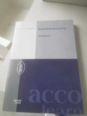 BEDRIJFSFINANCIERING Boekdeel 2