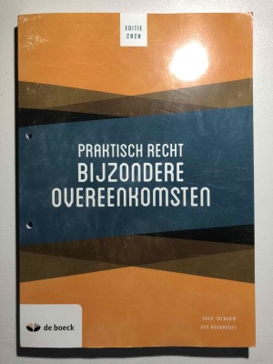 Praktisch recht: bijzondere overeenkomsten