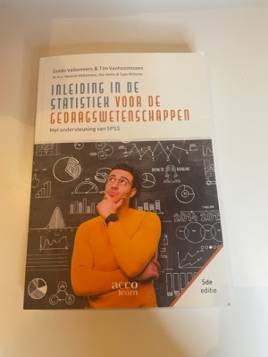 Inleiding in de statistiek voor de gedragswetenschap (met ondersteuning van SPSS)