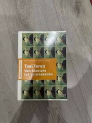 Taal leren van kleuters tot volwassenen