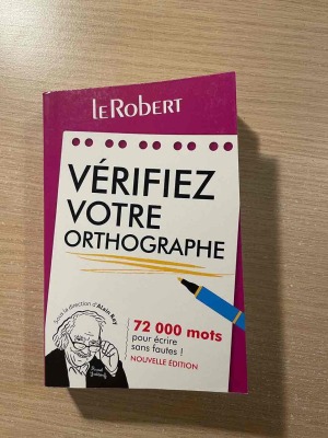 Vérifiez votre orthographe