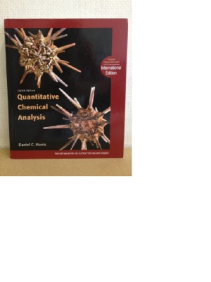 Quantitative chemical analysis, 8th edition