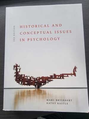 Historical and Conceptual Issues in Psychology (3rd edition)