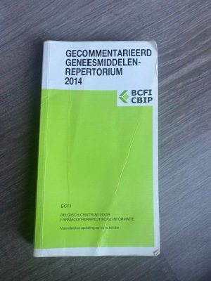 Gecommentarieerd Geneesmiddelenrepertorium 2014
