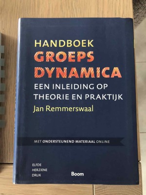 Handboek groepsdynamica een inleiding op theorie en praktijk