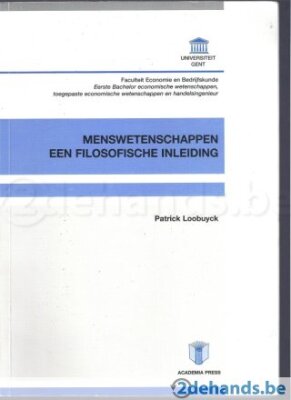 Menswetenschappen, een filosofische inleiding